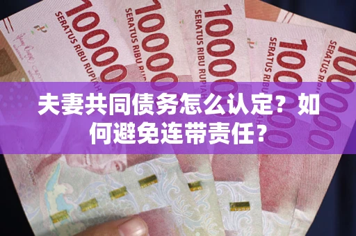 北京夫妻共同债务怎么认定？如何避免连带责任？