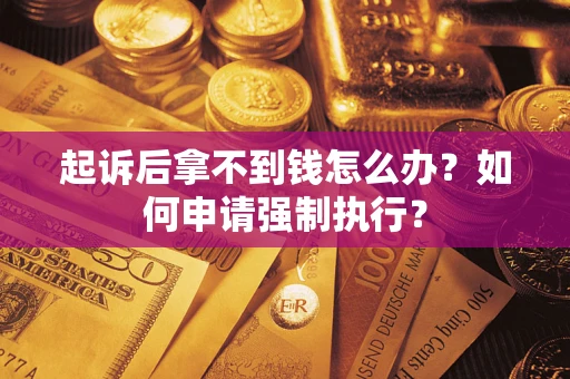 北京起诉后拿不到钱怎么办？如何申请强制执行？