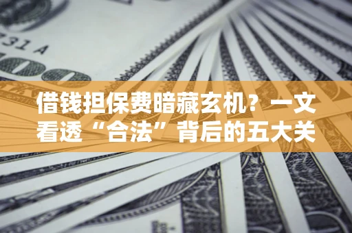 北京借钱担保费暗藏玄机？一文看透“合法”背后的五大关键陷阱