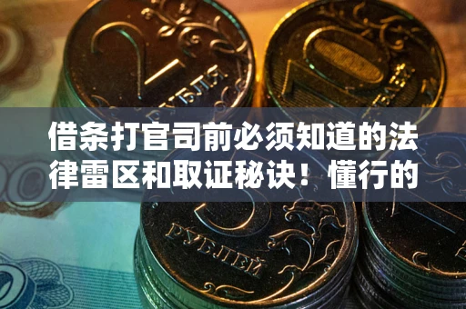 北京借条打官司前必须知道的法律雷区和取证秘诀！懂行的人已经留好这些证据